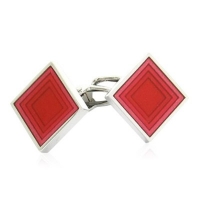 Poker Diamond Cufflinks With Gift Box