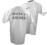 Read EM' & Weep White Poker T-Shirt