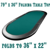 Texas Holdem Padded Poker Table Top