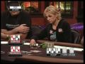 Jennifer Harman makes a great laydown as she throws away pocket Kings - poker video